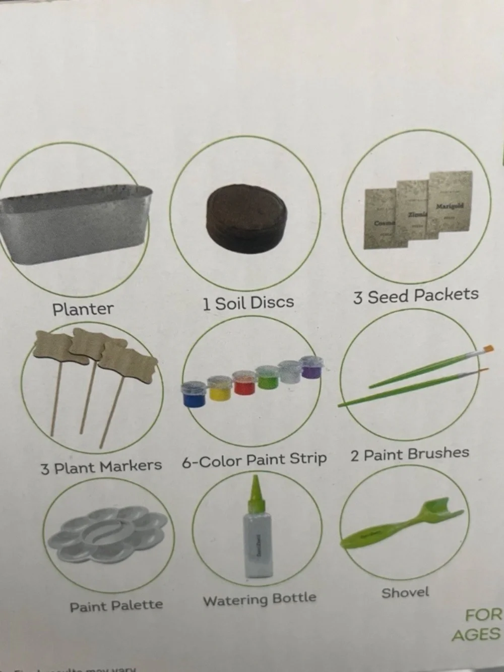 Dan & Darci Paint And Plant Flower Growing Kit, New